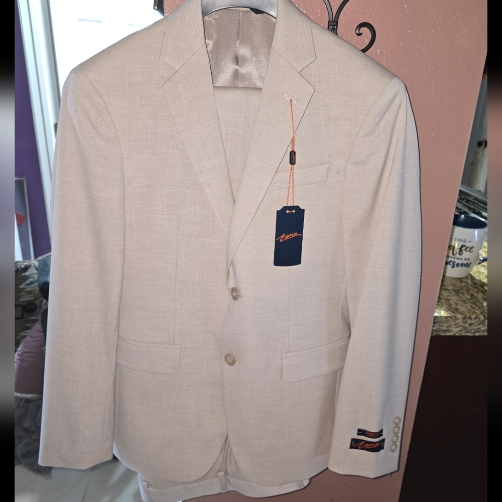 Egara Men's Cream Blazer